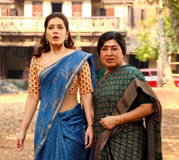 Fans slams Aranmanai 4 adult comedy scenes between Kovai Sarala and Seshu