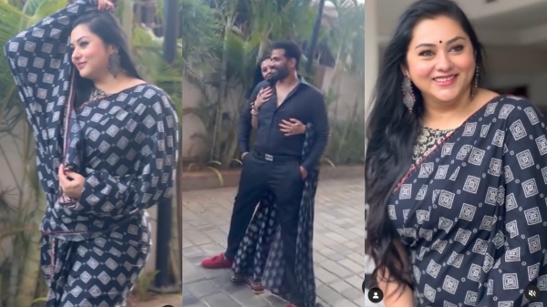 Namitha and her husband dance for Kaakha Kaakha song video out now