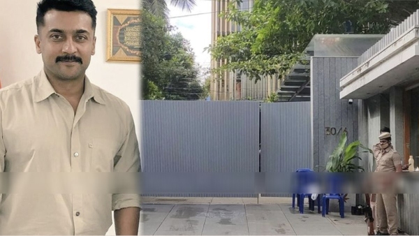 Actor Suriya s house in Chennai has been given police protection on the minister recommendation Actor Suriya s house in Chennai has been given police protection on the minister recommendation