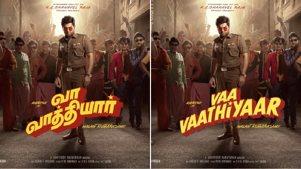 Actor Karthi s Karthi 26 movie first look poster released to celebrate his birthday today