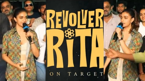 Actress Keerthy suresh Revolver Rita shooting Wrapped up