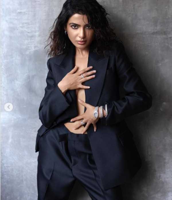 Samantha taking sauna bath photo trending on social media