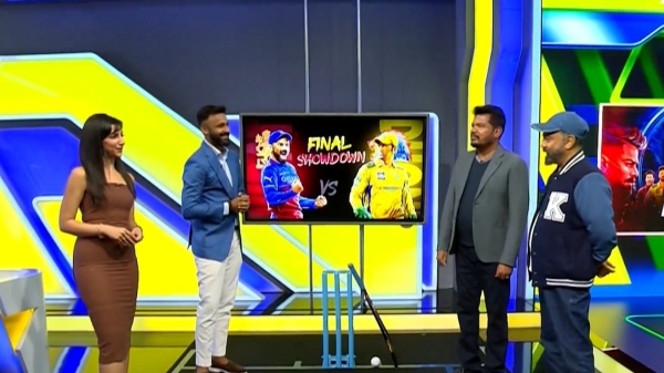 Actor Kamal haasan and Director Shankar joined cricket live with Star sports tamil Actor Kamal haasan and Director Shankar joined cricket live with Star sports tamil