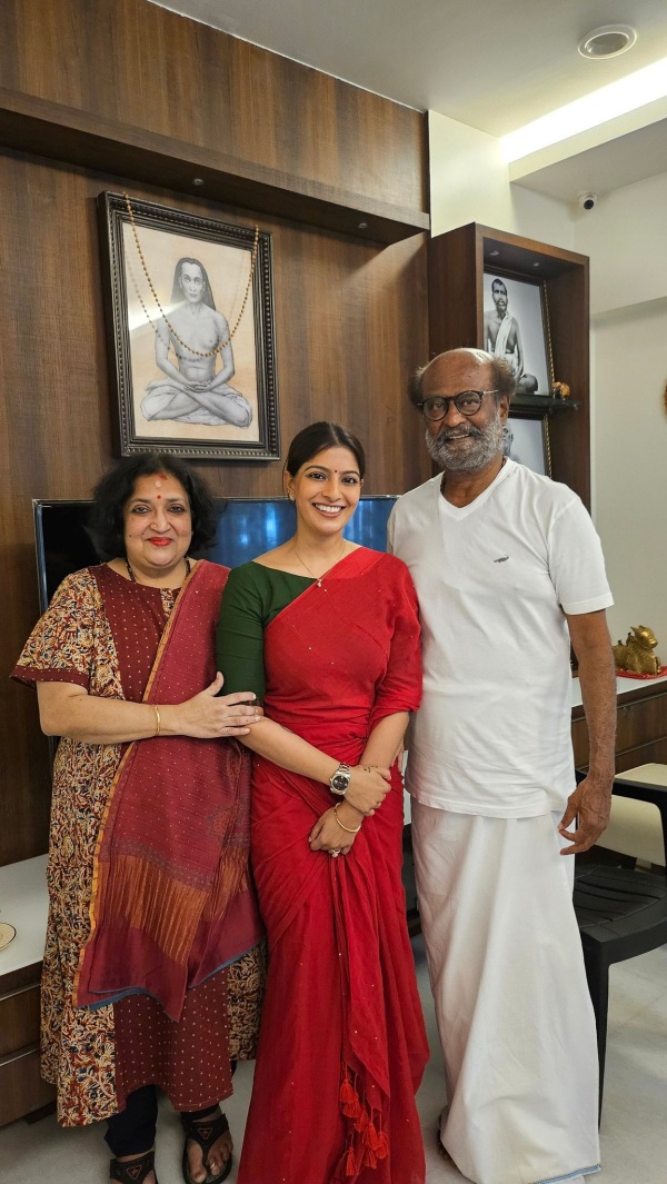 Raadhika Sarathkumar Super Star Rajinikanth Varalaxmi Sarathkumar Coolie Vettaiyan