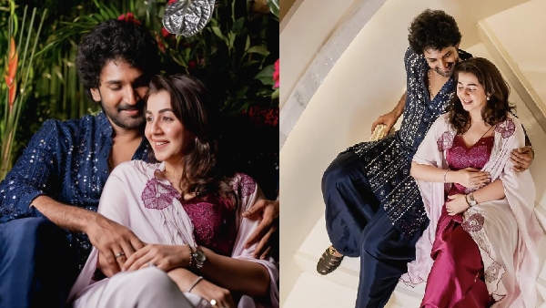 Actor Aadhi Pinisetty Nikki Galrani Madurai MeenakshiTemple