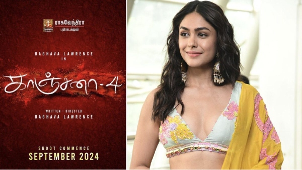 Mrunal thakur Raghava Lawrence Kanchana 4 movie tamil cinema 4