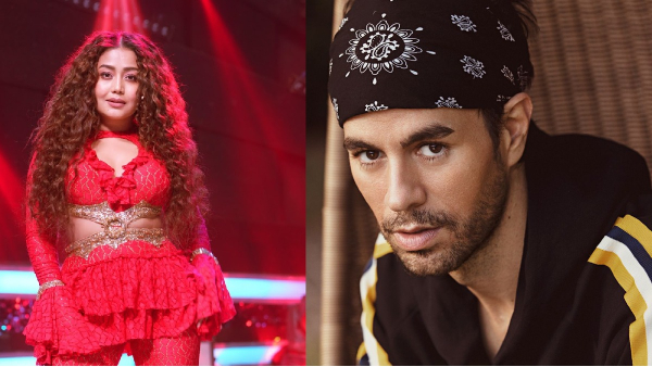 Music Neha Kakkar Enrique Iglesias lip kiss Music Neha Kakkar Enrique Iglesias lip kiss