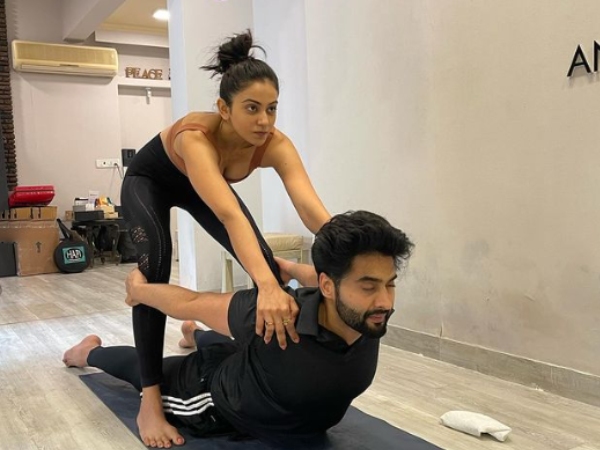 Rakul Preet Singh Yoga Samyuktha Hegde Heroine Indian 2 2