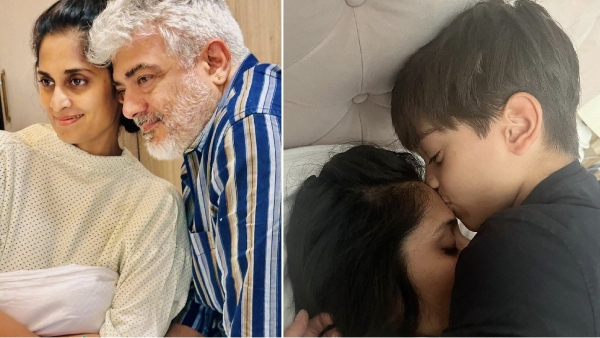 Ajith Kumar Shalini Ajith Aadvik Ajith