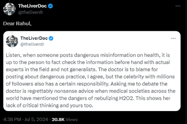 Samantha Rahul Ravindran Health