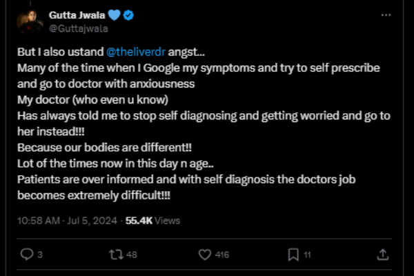 Samantha Rahul Ravindran Health