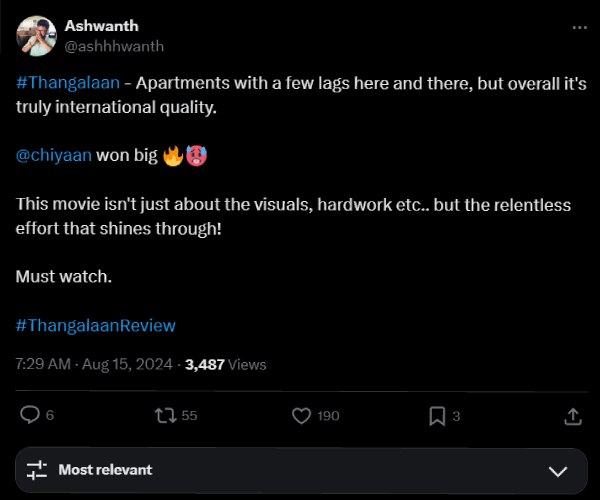 Thangalaan  Review  Chiyaan Vikram