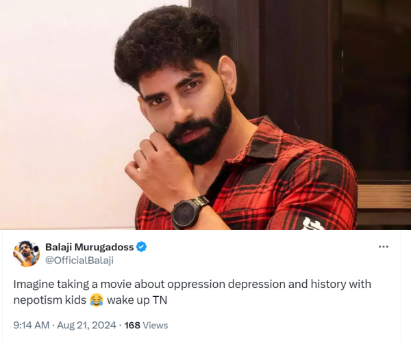 Balaji Murugadoss Nepotism Arun Vijay Balaji Murugadoss Nepotism Arun Vijay