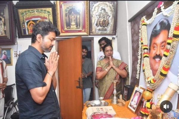 Vijay GOAT movie Premalatha Vijayakanth