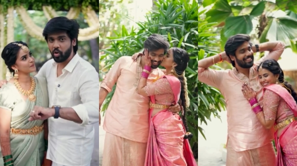 kanmani manoharan aswanth wedding