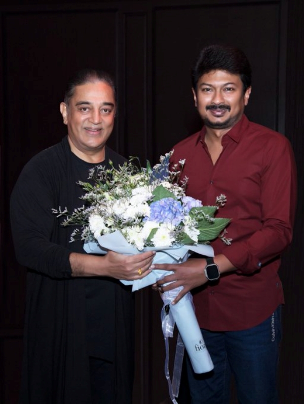 kamal haasan udhayanidhi stalin kamal haasan udhayanidhi stalin