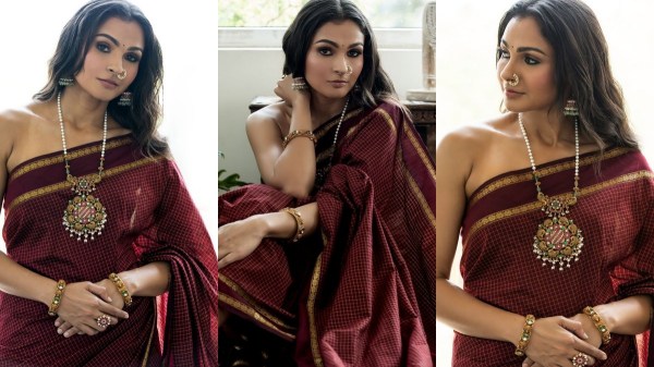 andrea saree photos
