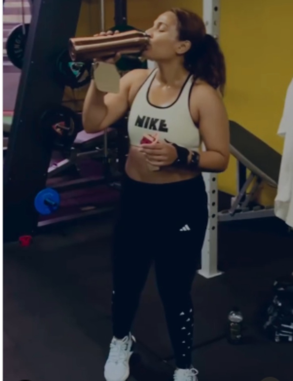 aishwarya rajinikanth dhanush gym