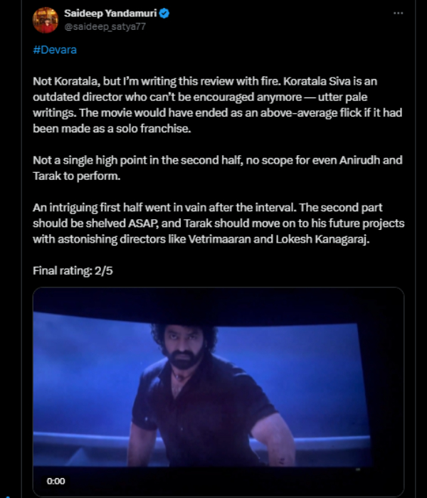 devara review jr ntr