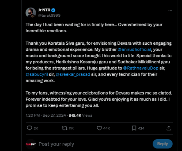 junior ntr devara movie janhvi kapoor junior ntr devara movie janhvi kapoor