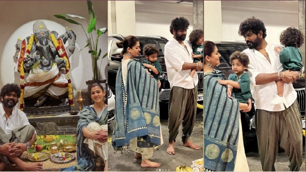 nayanthara vignesh shivan ayudha poojai 2024