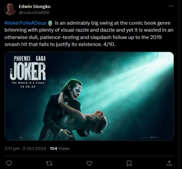 joker 2 review joaquin phoenix 2