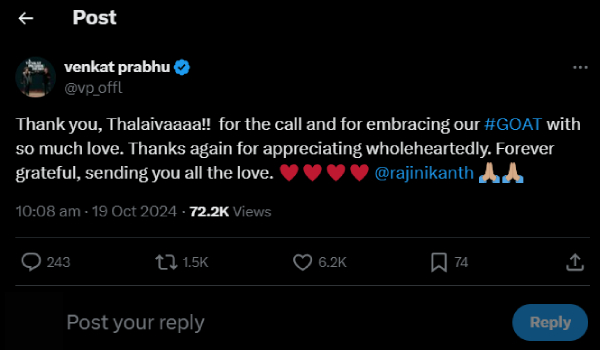 rajinikanth vijay goat
