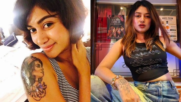 oviya tattoo heroine