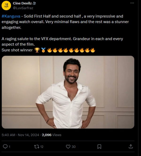 kanguva  review  suriya