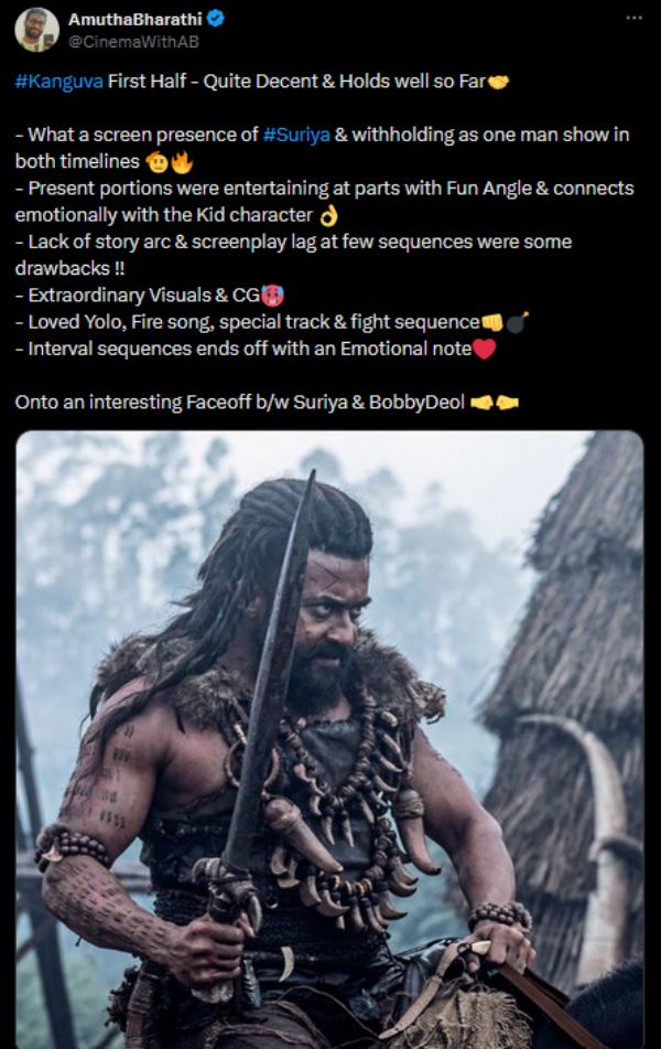 kanguva  review  suriya