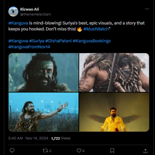 kanguva  review  suriya