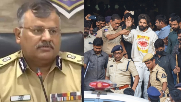 allu arjun pushpa 2 movie telangana dgp