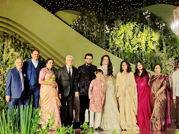 ajithkumar ajithkumar daughter pv sindhu wedding