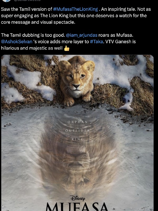 mufasa  mufasa review  the lion king