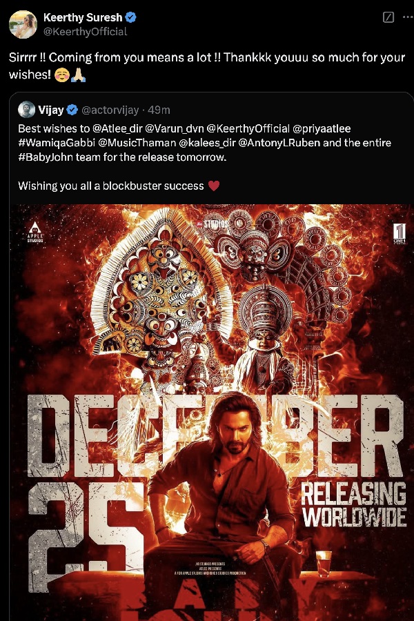 vijay baby john keerthy suresh