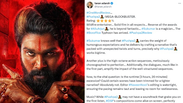 Pushpa 2 Twitter Review