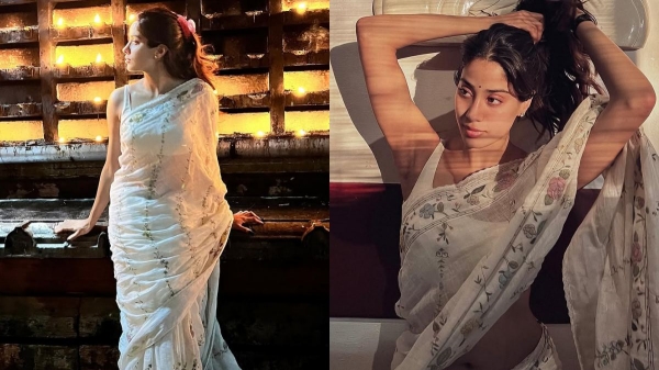 janhvi kapoor saree