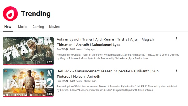 ajithkumar vidaamuyarchi trailer