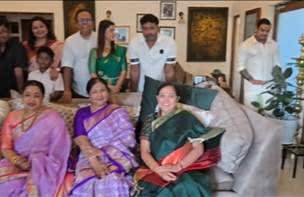 sarathkumar varalaxmi sarathkumar pongal 2025