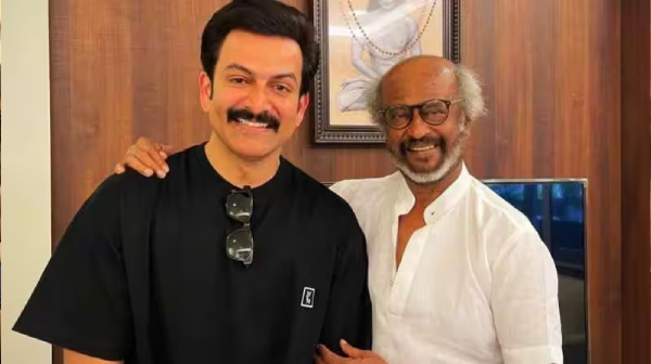 rithviraj-said-he-made-mohanlals-first-entry-with-rajinikanth-in-mind