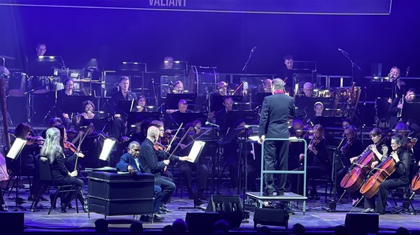 Ilayaraaja returns to Chennai after completing his Valiant Symphony