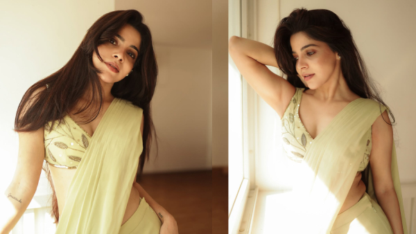 Fans Likes And Comments Divya Bharathi Instagram Recent Photos With Saree