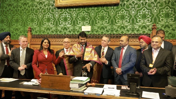 Chiranjeevi Receives Lifetime Achievement Award At House Of Commons UK Heart Filled With Gratitude