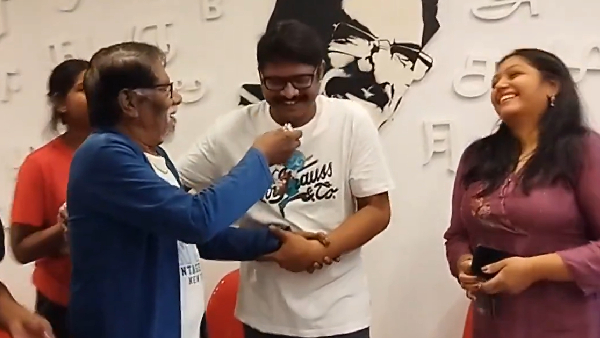 Bharathiraja Celebrates His Birthday With Son Manoj Bharathiraja Throwback Video goes Trending