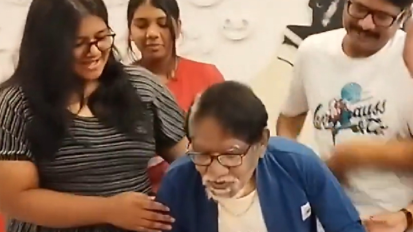 Bharathiraja Celebrates His Birthday With Son Manoj Bharathiraja Throwback Video goes Trending