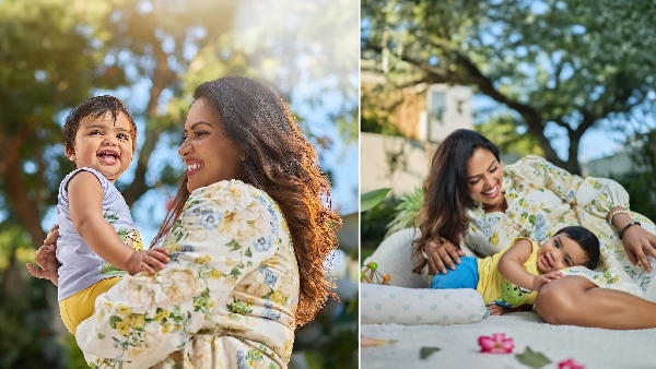 Actress Amala Paul Gives Practice to Her 9 Months Old Son Ilai For Walk Cute Photos Goes Trending Actress Amala Paul Gives Practice to Her 9 Months Old Son Ilai For Walk Cute Photos Goes Trending