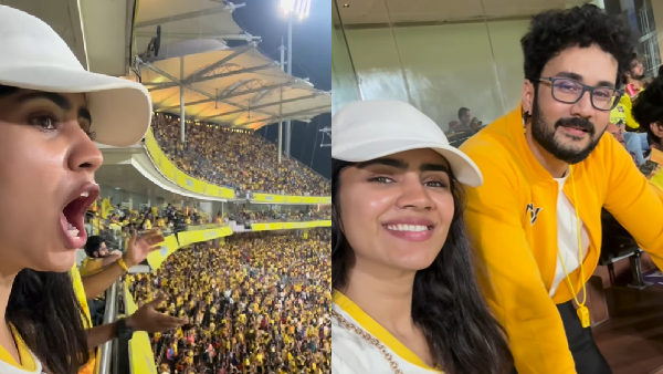 IPL 2025 CSK vs RCB Bigg Boss Soundarya Fight With RCB Fans Video Goes Trending