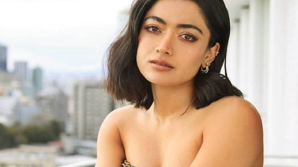A video of actress Rashmika Mandanna kissing Salman Khan goes viral