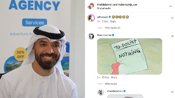 actress sunaina shared her boyfriend video