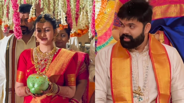 Nadodigal and Pani fame Abinaya tied knot with her long time boy friend in a grand wedding Nadodigal and Pani fame Abinaya tied knot with her long time boy friend in a grand wedding